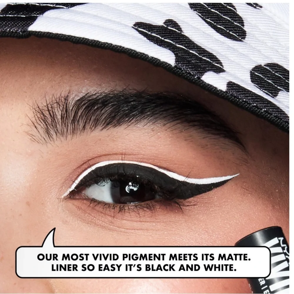 $6❤️‍🔥 NYX Vivid Matte Longwear Liquid Eyeliner BLACK 👁️ NEW IN BOX